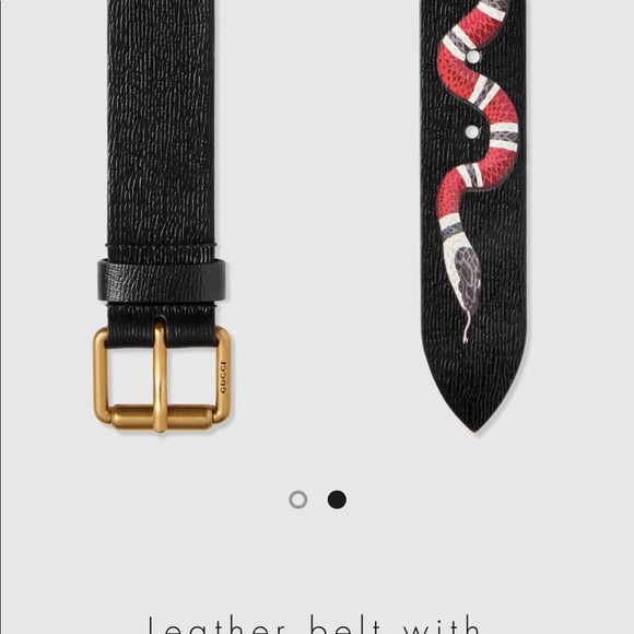 Authentic GUCCI BELT fits sz 31-36 - Picture 6 of 8